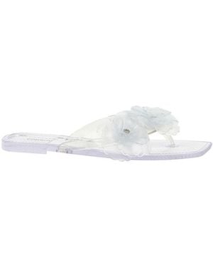 Coperni Floral Flats - White