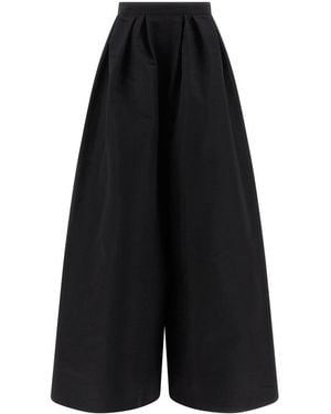 Carolina Herrera Palazzo Trousers - Black