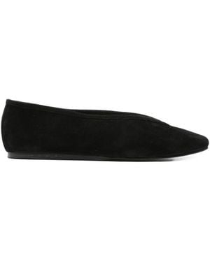 Manebí Suede Ballet Flats - Black