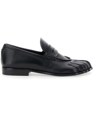 Coperni Loafers With Back Logo And Foot-Shaped Design - Black