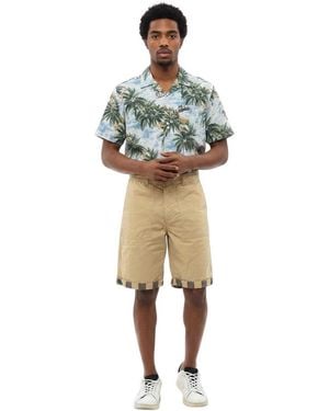 Woolrich Relaxed Solid Shorts - Natural