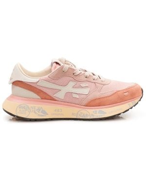 Premiata Color Block Lauryn Sneakers - Pink