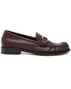 Ferragamo Logo Iconico Loafers - Brown