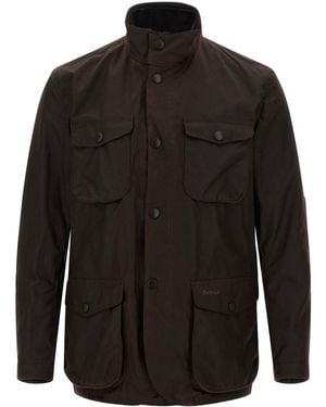 Barbour Solid Mock Collar Jacket - Black