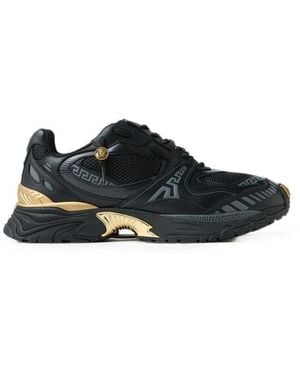 Versace Logo Icaro Trainers - Black