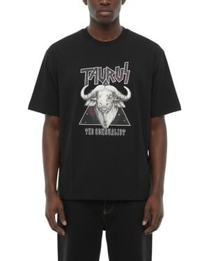 Neil Barrett Graphic Crew Neck T-Shirt - Black