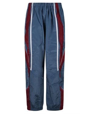 Martine Rose Multi Colour Printed Joggers - Blue