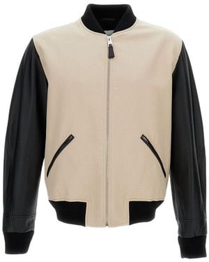 Givenchy Regular Bomber Jacket - Natural
