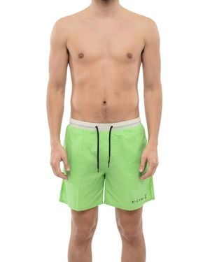 John Richmond Drawstring Swim Shorts - Green