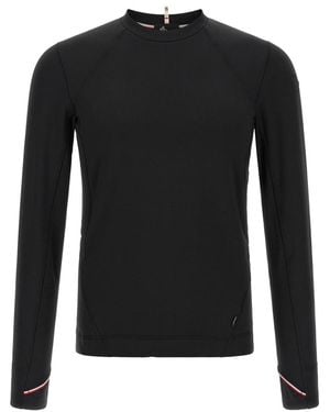 Moncler Crew Neck Sweatshirt - Black