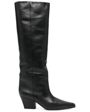 Paris Texas Knee-High Boots - Black