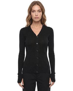 DSquared² V Neck Cardigan - Black