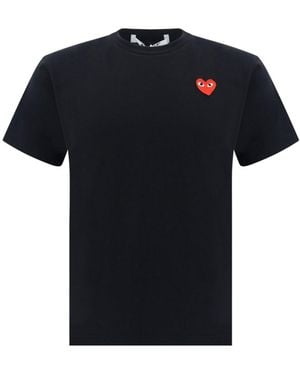 COMME DES GARÇONS PLAY Cotton T-Shirt - Black