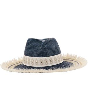 Ferruccio Vecchi Classic Studded Hat - Blue