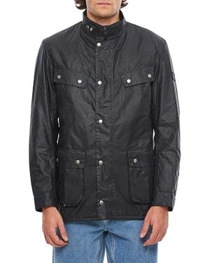 Barbour Dark Waxed Jacket - Gray