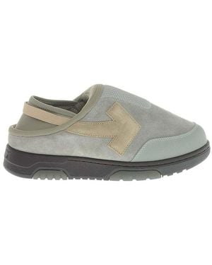 Off-White c/o Virgil Abloh Round-Toe Mules - Grey