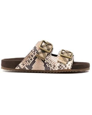 Burberry Urchin Sandals - Brown