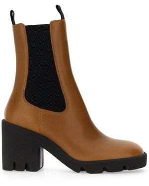 Burberry Solid Carryover Boots - Brown