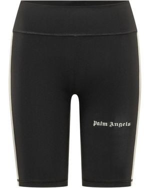 Palm Angels Polyamide Logo Shorts - Black