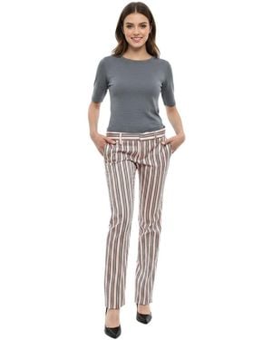 DSquared² Straight Stripes Trousers - Blue