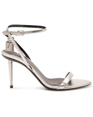 Tom Ford Ankle-Strap Heels - White