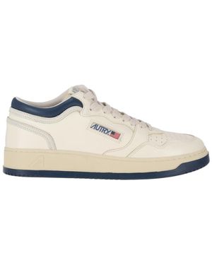 Autry Lace Up Sneakers - White