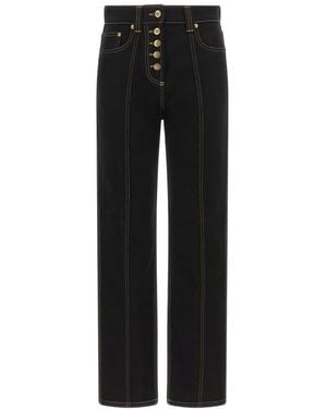 Versace High Waist Jeans - Black