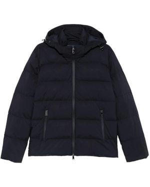Paul & Shark Quilted Hood Jacket - Blue