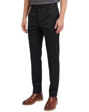 BOSS Flat Front Pants - Black