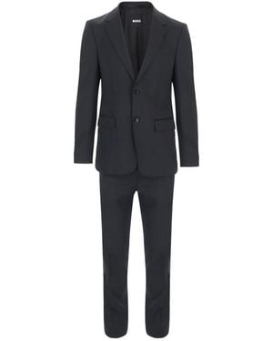 BOSS Single Breasted Suit - Black