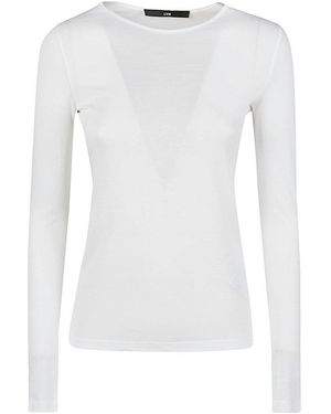 Liviana Conti Solid T-Shirt - White