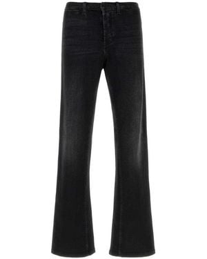 Gucci Flared Mid Rise Jeans - Black