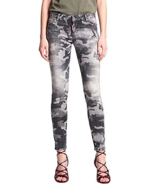 DSquared² Skinny Mid Rise Jeans - Blue