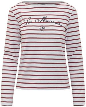 The Seafarer Stripes Round Neck T-Shirt - White