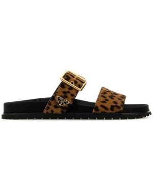 Prada Open Toe Sandals - Black