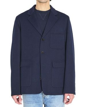 Gucci Notched Lapel Blazer - Blue