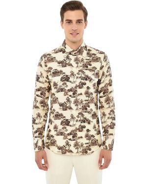 DSquared² Relaxed Graphic Shirt - Natural