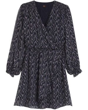 BOSS Printed Dress - Blue