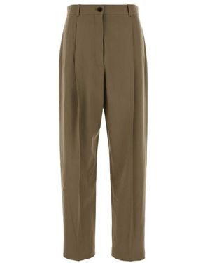 The Row Tapered Pant - Green