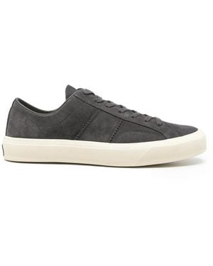 Tom Ford Lace-Up Sneakers - Gray