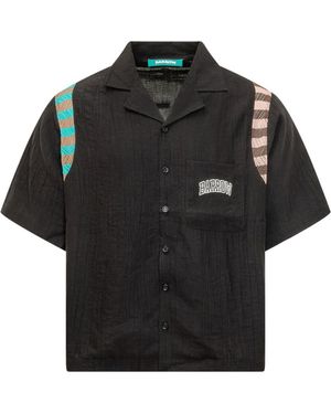 Barrow Regular Textured Shirt - Black