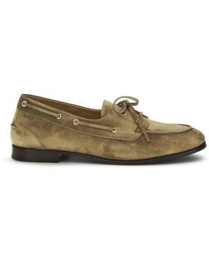 Bally Suede Loafers - Brown