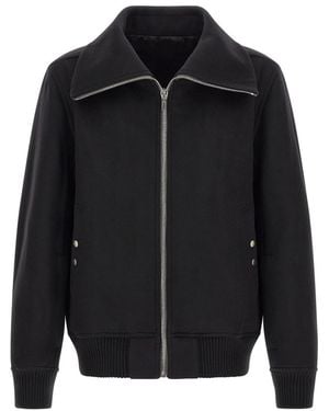 Rick Owens Solid Wool Jacket - Black