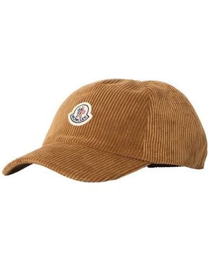 Moncler Logo Baseball Cap - Brown