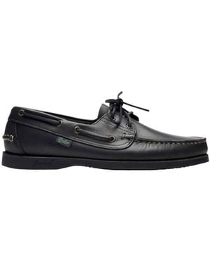 Paraboot Leather Loafers - Black