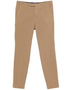 PT Torino Flat Front Pants - Natural