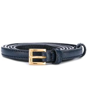 Prada Logo Buckle Belt - Blue