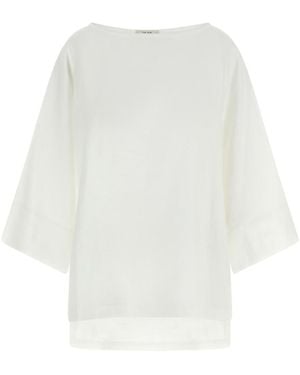 The Row Regular Solid Top - White