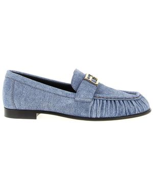 Fendi Light Slip On Loafers - Blue