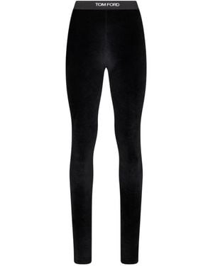 Tom Ford Skinny Elasticated Pants - Black